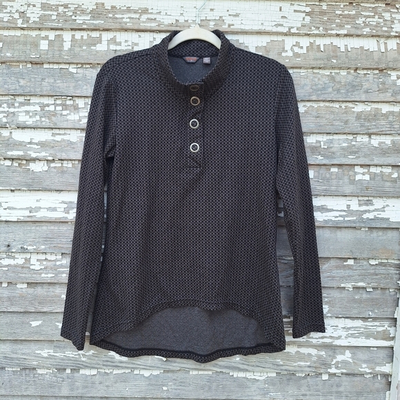 MERRELL WOMENS INDIRA SNAP PLACKET SHIRT Size Large - Picture 2 of 8